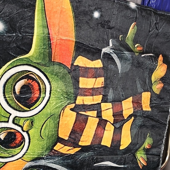 Nwt Baby Yoda Dressed As Harry Potter Throq Blanket 40x50 - Picture 3 of 3